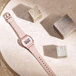 CASIO นาฬิกาข้อมือ CASIO รุ่น LW-204-4ADF วัสดุเรซิ่น สีชมพู
