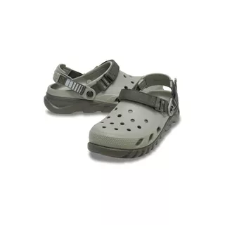 CROCS รองเท้าลำลองผู้ใหญ่ DUET MAX II ADVENTURE UTILITY - DUSTY OLIVE/MULTI