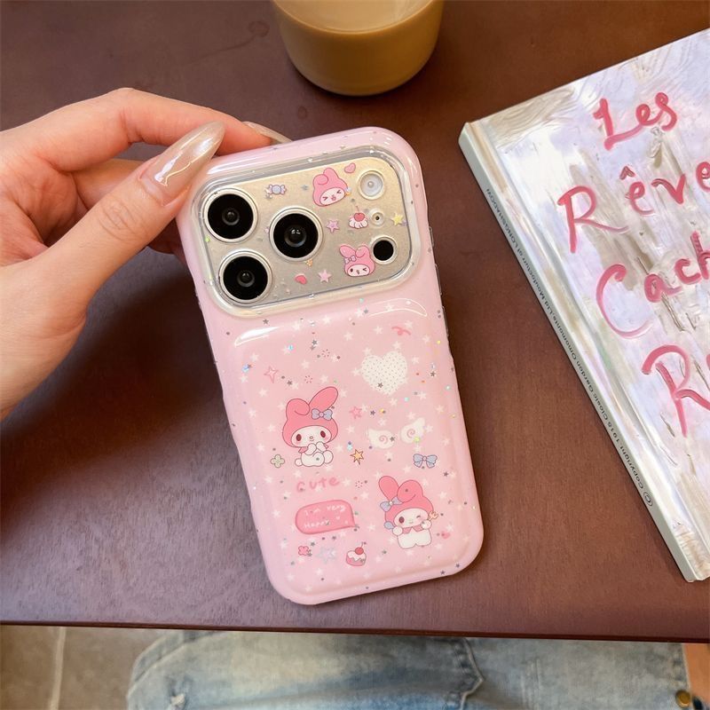 เคสโทรศัพท์เหมาะสําหรับiPhone 11 12 13 14 15 16 17 Pro max Plus Star Melodyกันกระแทกกันกระแทกเคสรวมท