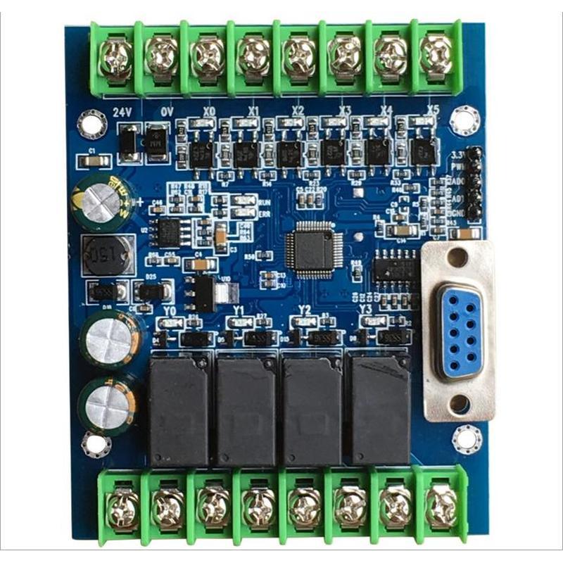บอร์ดควบคุมอุตสาหกรรม PLC ของ Mitsubishi FX2N10MR FX2N10MT แบบบอร์ด คอนโทรลเลอร์ PLC ที่ตั้งโปรแกรมไ
