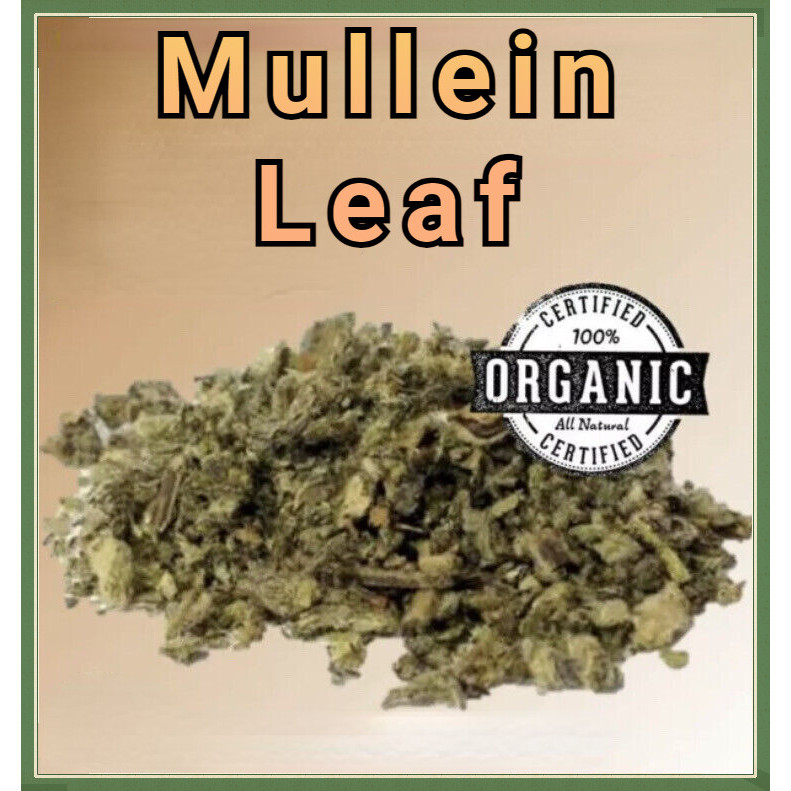 HelloYoung Organic Mullein Leaf Tea สมุนไพรแห้ง Infusion 100g