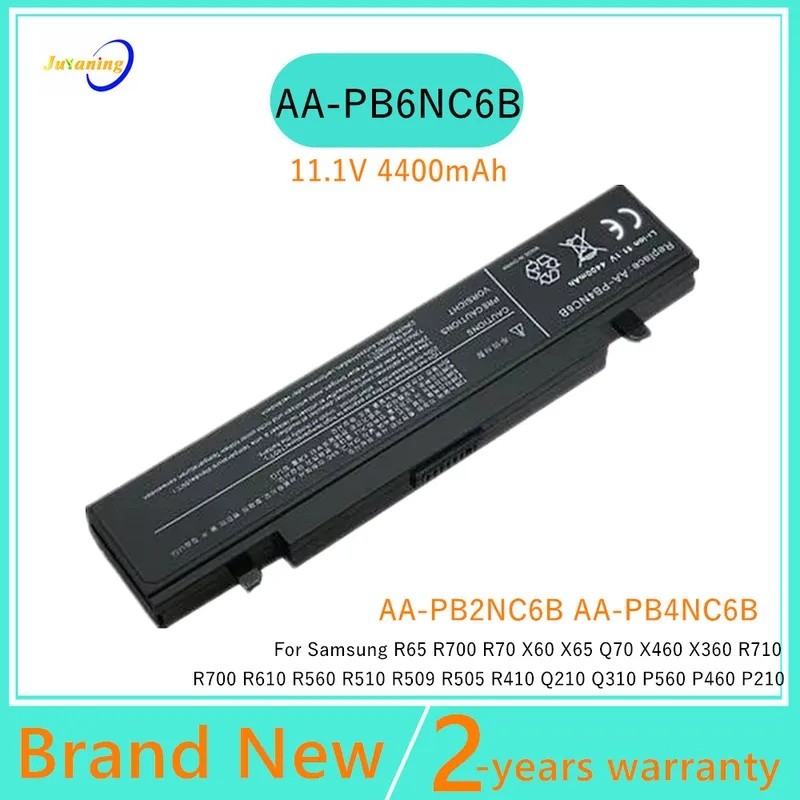 แบตเตอรี่แล็ปท็อปสําหรับ Samsung R65 R700 R70 X60 X65 Q70 X460 X360 R710 R700 R610 R560 R510 R509 R5