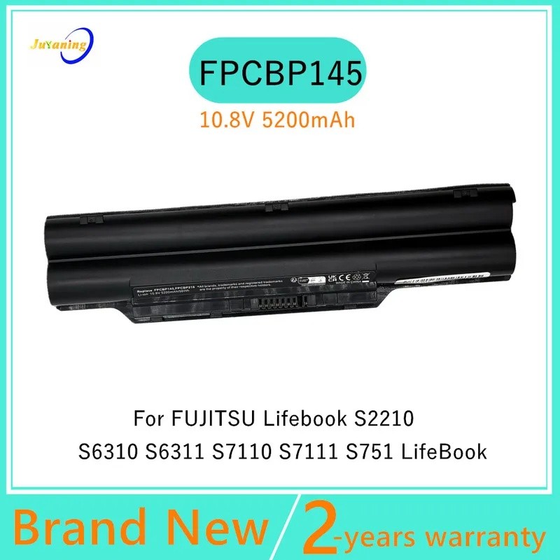 แบตเตอรี่แล็ปท็อปสําหรับ Fujitsu LifeBook E751 AH572 E752 E782 E8310 LH772 P772 S2210 SH560 FPCBP145