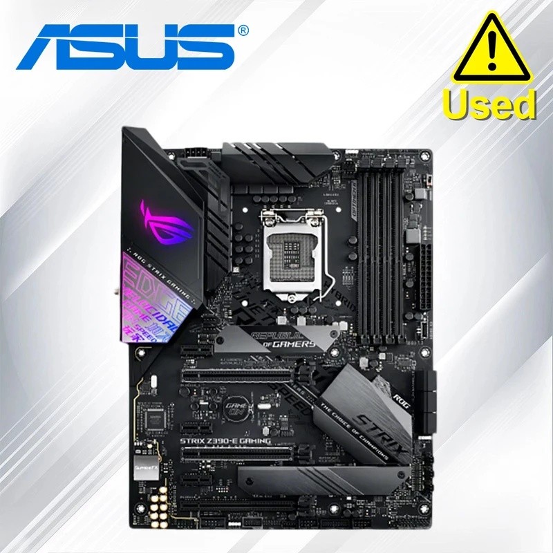 ASUS ROG Strix Z390-E Gaming LGA 1151 (300 Series) Intel Z390 SATA 6Gb/s ATX เมนบอร์ด Intel