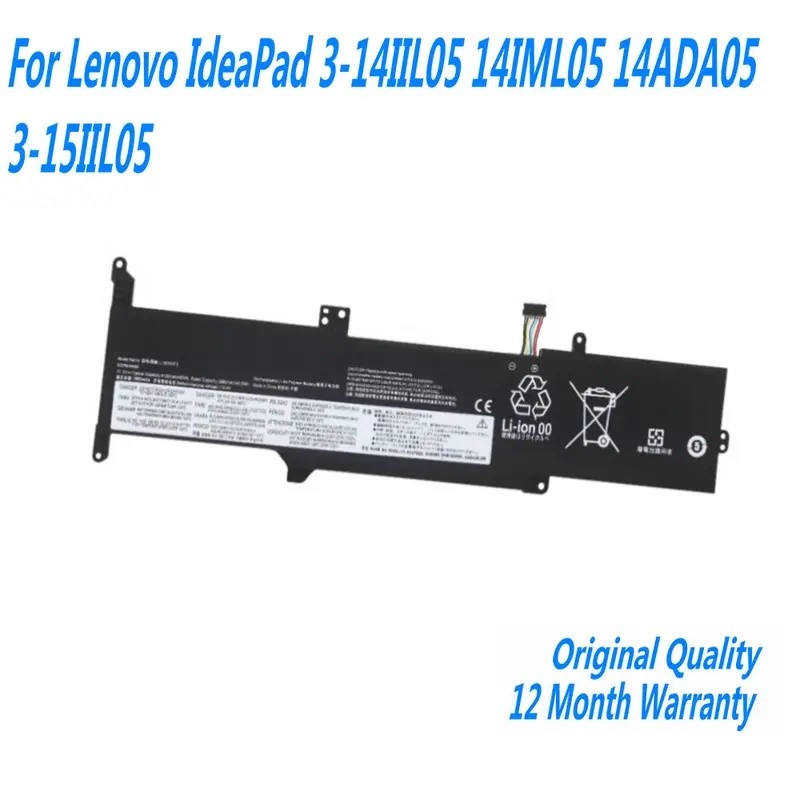 ใหม่ L19C3PF7 L19D3PF5 แบตเตอรี่แล็ปท็อปสําหรับ Lenovo IdeaPad 3-14IIL05 14IML05 14ADA05 3-15IIL05 S