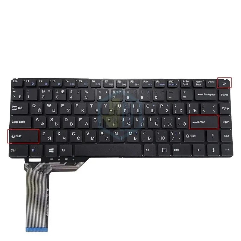RU แป้นพิมพ์รัสเซียสําหรับ Toposh T14 โน้ตบุ๊ค Teclado YXT-NB93-85 DK300V MB30011008 YXT-NB93-154 PR