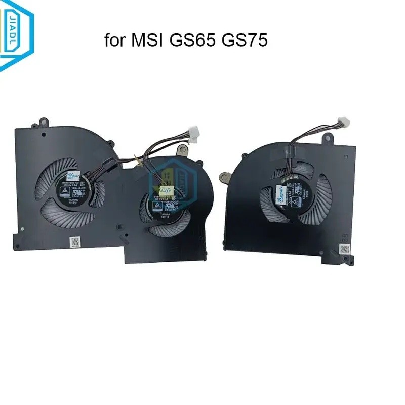 คอมพิวเตอร์ CPU GPU พัดลมระบายความร้อนสําหรับ MSI GS65 GS65VR P65 MS-16Q4 MS-16Q2 P75 GS75 17G1 17G2
