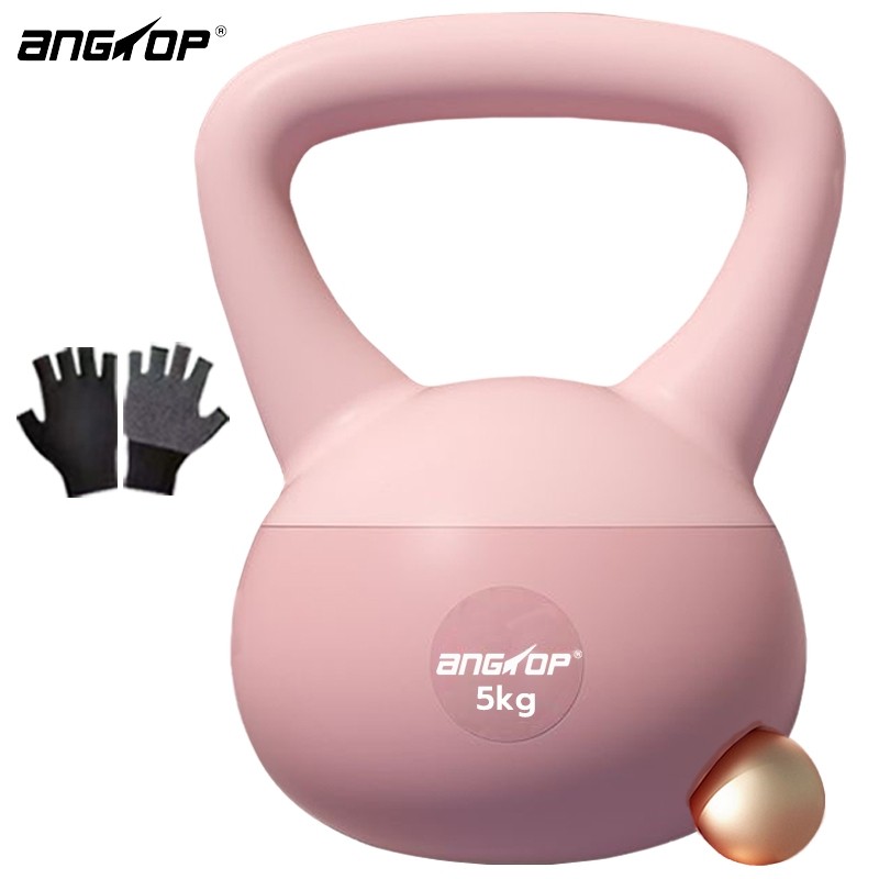 ANGTOP kettlebell2.5/4/5/6/8kg เคตเทิลเบลแบบนุ่ม จับง่ายกระชับมือ weight training แบบนิ่ม เคลเทิลเบล