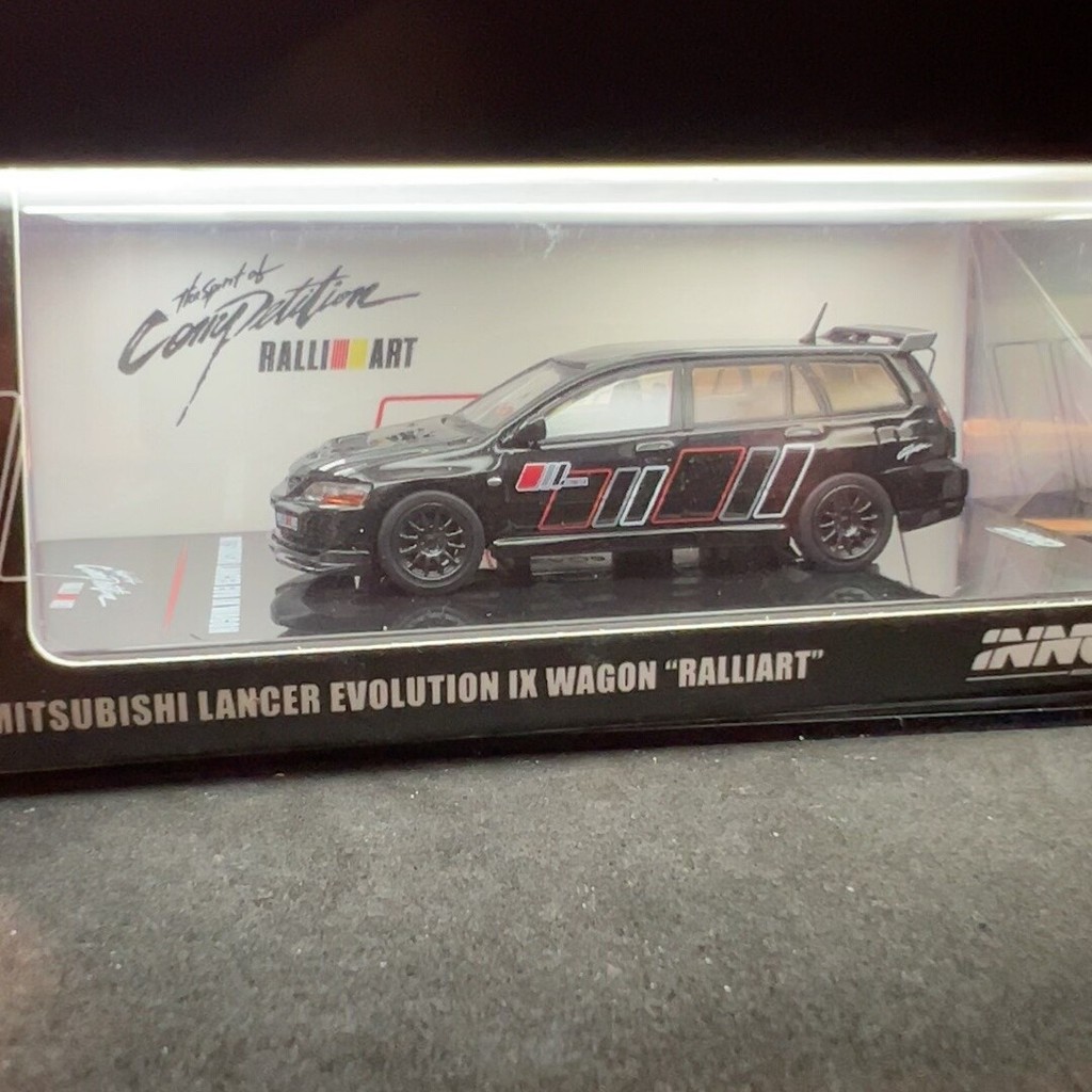 จัดส่งฟรี INNO++ โมเดลรถอัลลอยด์ 1/64 ใหม่เอี่ยม+【!หายาก!】【แบรนด์】: Mitsubishi Lancer Evolution IX W