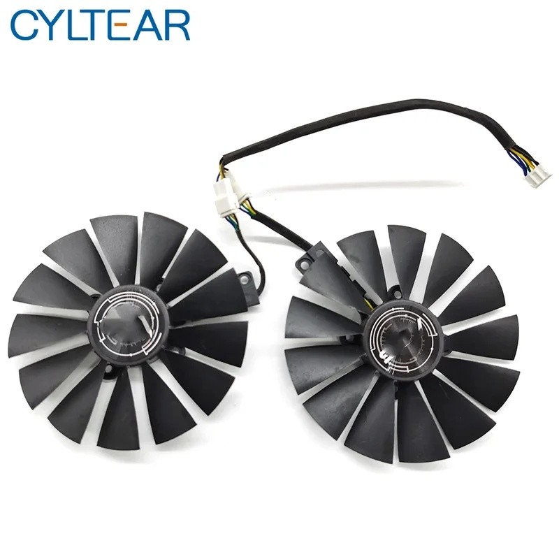 2 ชิ้น/ล็อต FDC10M12S9-C 12V 0.25AMP 95 มม.พัดลม VGA สําหรับ ASUS STRIX DUAL RX 580 O4G RX580 O8G Ga