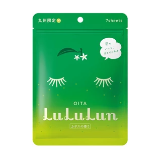 (แพ็ค 35 แผ่น) LuLuLun Premium Oita Lime Face Mask ลูลูลูน แผ่นมาสก์หน้า สูตรผิวกระจ่างใส เงางาม มะนาว เมืองเซโตอุจิ