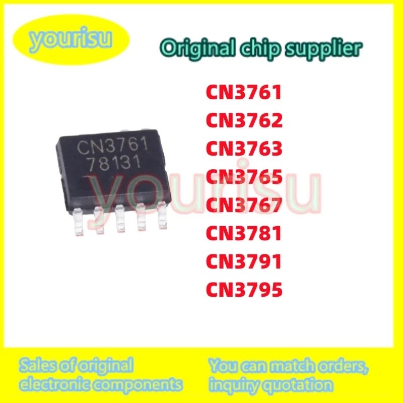1-5PCS CN3761 CN3762 CN3763 CN3765 CN3767 CN3781 CN3791 CN3795 SOP-8 แบตเตอรี่ลิเธียมชาร์จชิป IC
