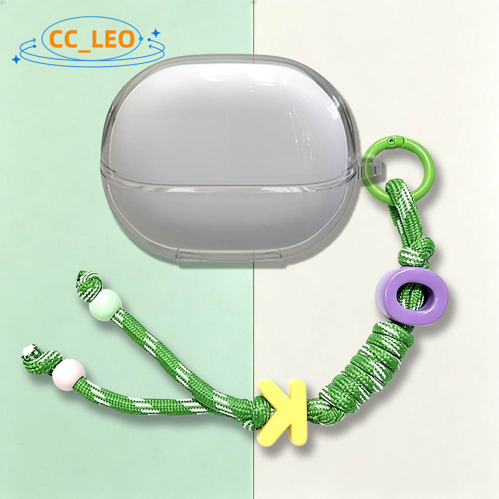 Suitable for Baseus BP1 Pro Transparent TPU Soft Shell Cute OK Hanging Rope Compatible with Baseus B