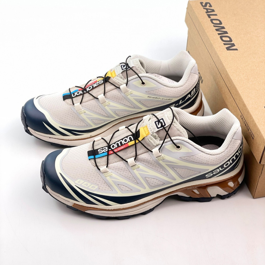 2026 [SALOMON] SALOMON XT-6 กีฬากลางแจ้งรองเท้าวิ่งข้ามประเทศสบายย่อหน้าเดียวกัน 9T4K