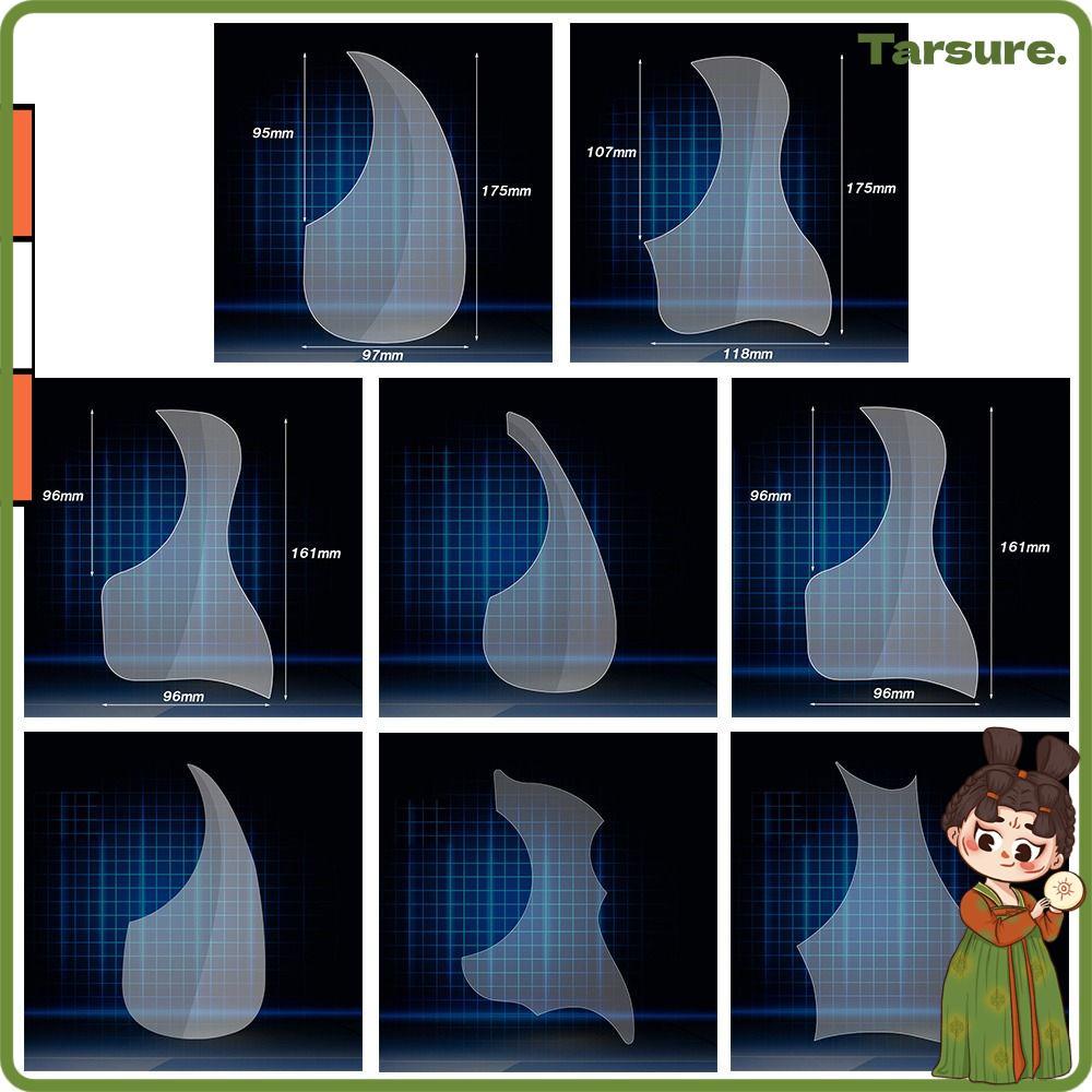 TARSURETH Pick Guard Sticker for Acoustic Self-adhesive Professional Board Sticker