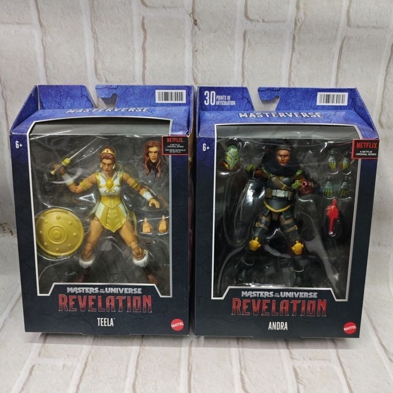 Mattel Online Flying Animation Series Golden Armor Lifting ANDRA 23 ซม.รูปแอ็คชั่นฟิกเกอร์