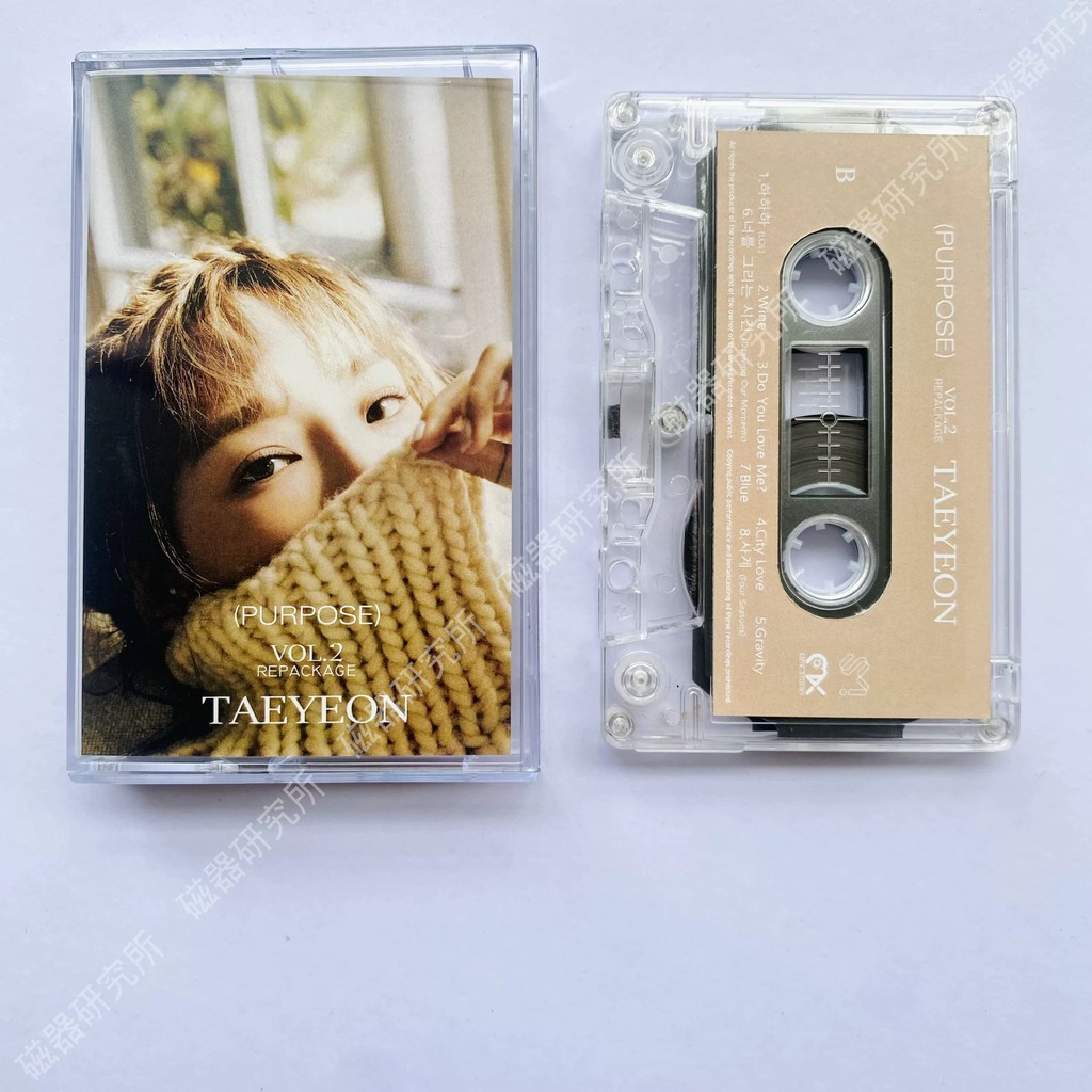 Taeyeon - Purpose Repackage Album Cassette Tape ยี่ห้อใหม่ Kpop C0103