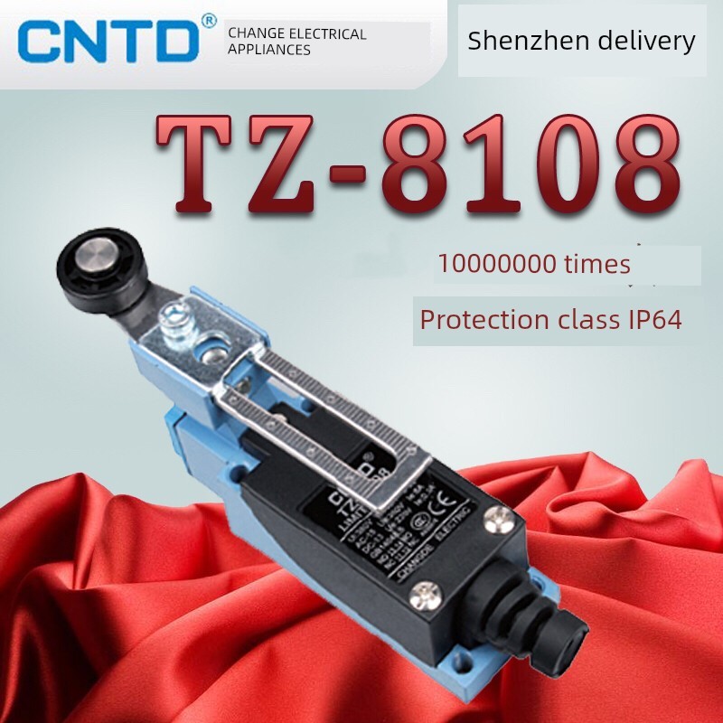 CNTD Changde TZ-8108 Small Miniature Micro Limit Stroke Switch Roller Silver Dot 220V