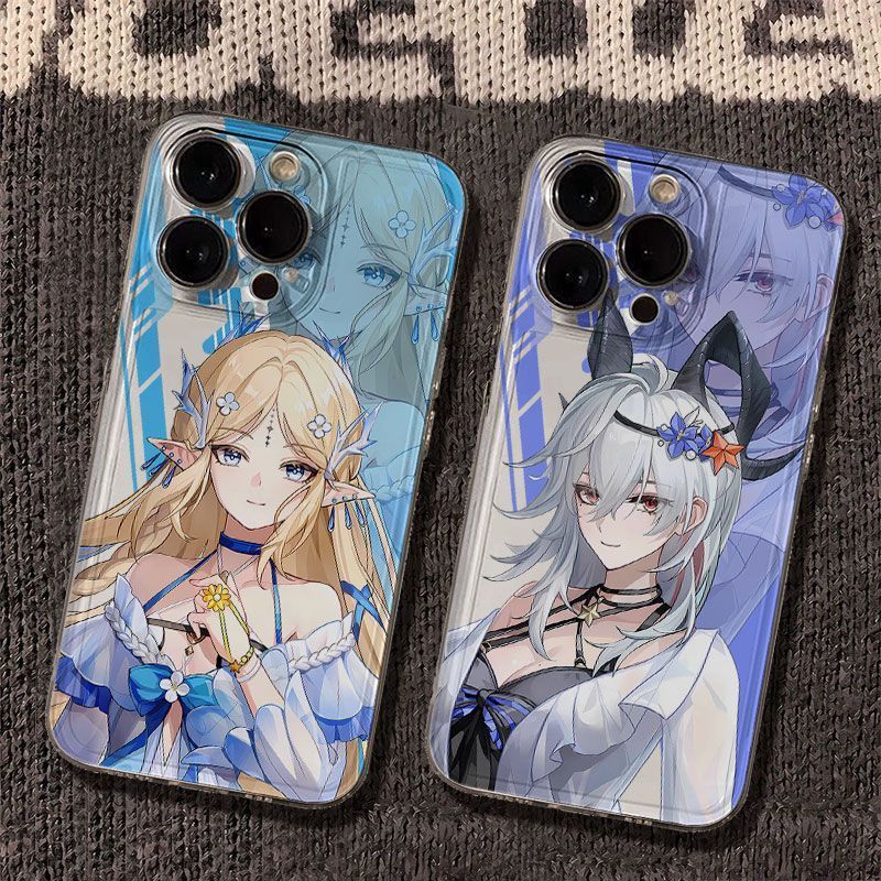 Wuthering Waves/Cartethyia/Cartethyia Zani เคสโทรศัพท์เหมาะสําหรับ IPhone17 โปร่งใสป้องกันกรณี/Unjp