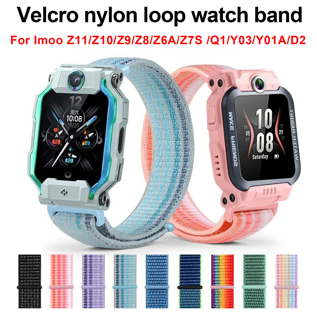 กีฬาเด็กสายรัดไนลอน Breathable พร้อมเครื่องมือสําหรับ Imoo Z11 Z10 Z9 Z8 Z6A Z7S Q1 Y03 Y01A D2
