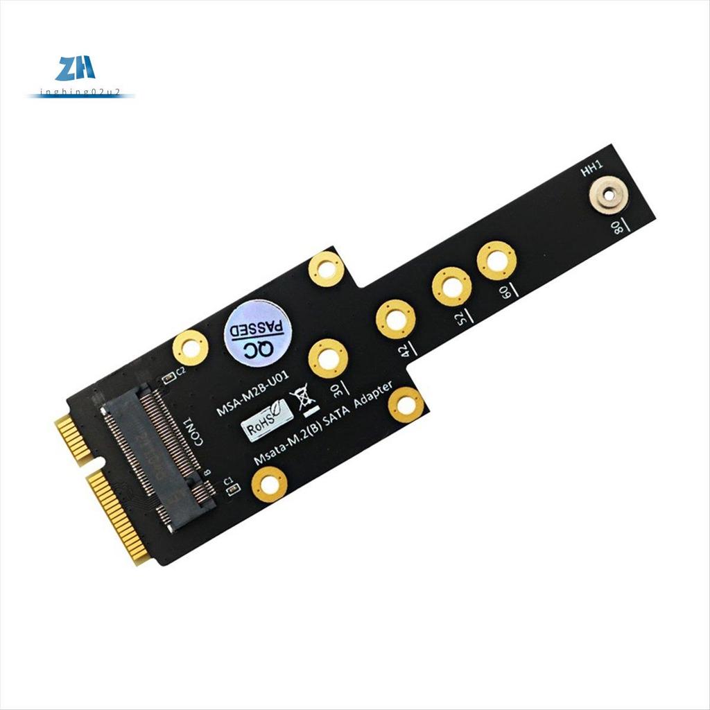 MSATA ถึง M.2 Key B อะแดปเตอร์ M.2 SSD ถึง MSATA อะแดปเตอร์ MSATA ถึง M.2 Key B SSD อะแดปเตอร์