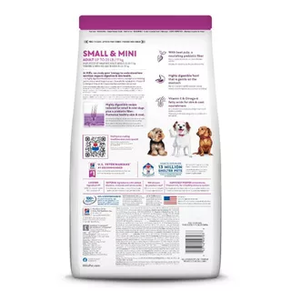 Hill's ScienceDiet SensitiveStomach&SkinSmall&Mini สุนัขพันธุ์เล็กอายุ 1-6ปี ทางเดินอาหารบอบบางและบำรุงขน 6.8กก.