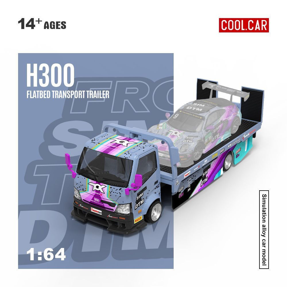 [Ready Stock Sale] CC 1: 64 Porsche 911 GT3R DTM Rainbow No. โมเดลรถอัลลอย 9 ชม.300