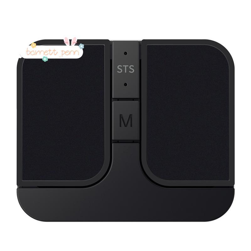 Mini Square Mouse Mini Mouse เมาส์คอมพิวเตอร์ไร้สาย Mini Capacitive Mouse สีดํา