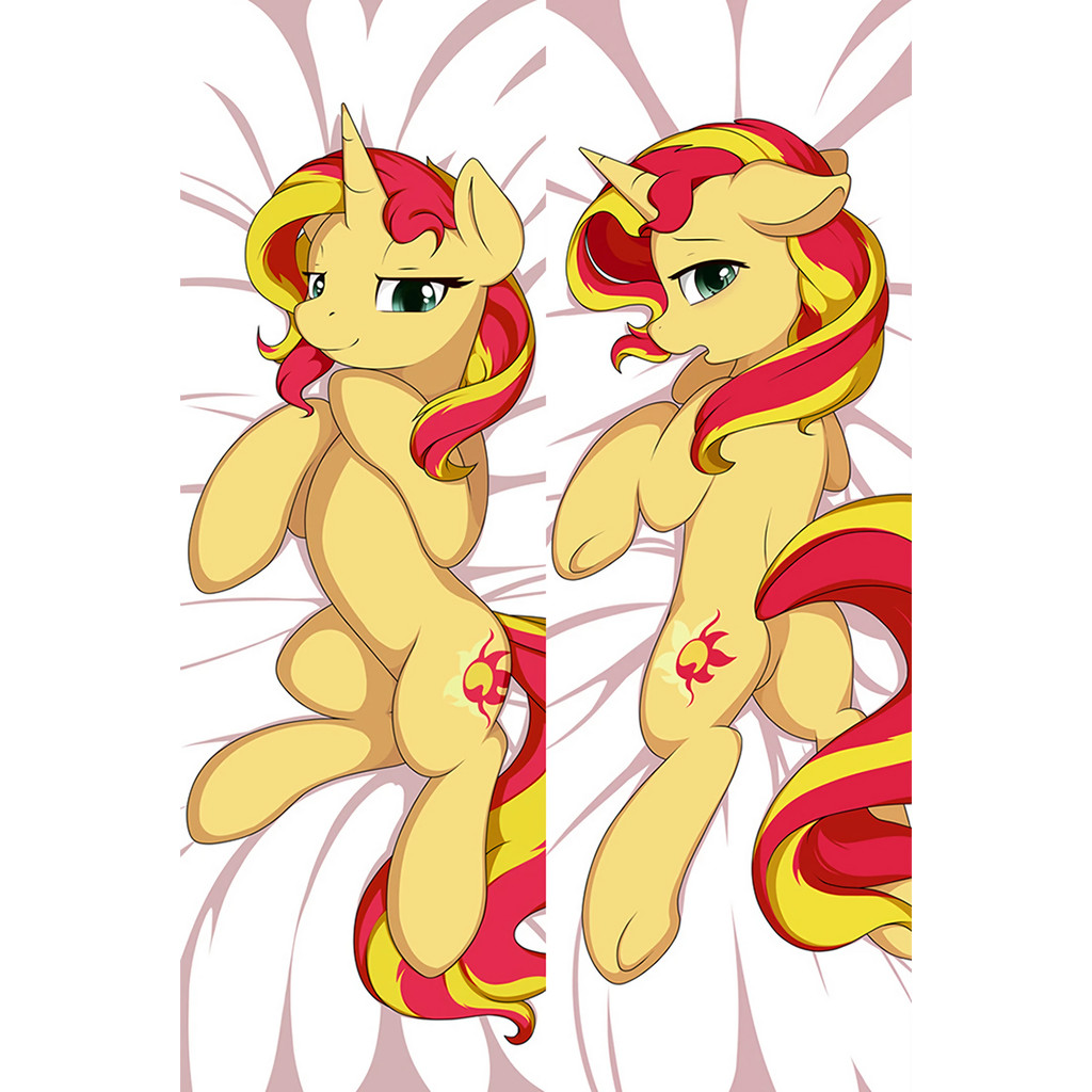 Sunset Shimmer Dakimakura อะนิเมะปลอกหมอนพิมพ์สองด้านขนาดชีวิตหมอนผ้าปูที่นอนของขวัญ