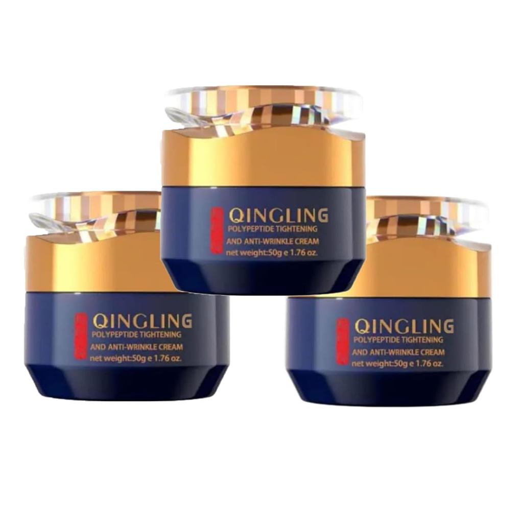 Qingling Cream, Qingling Cream Against Wrinkles, Qingling Face Cream with Polypeptides - กระชับและต่
