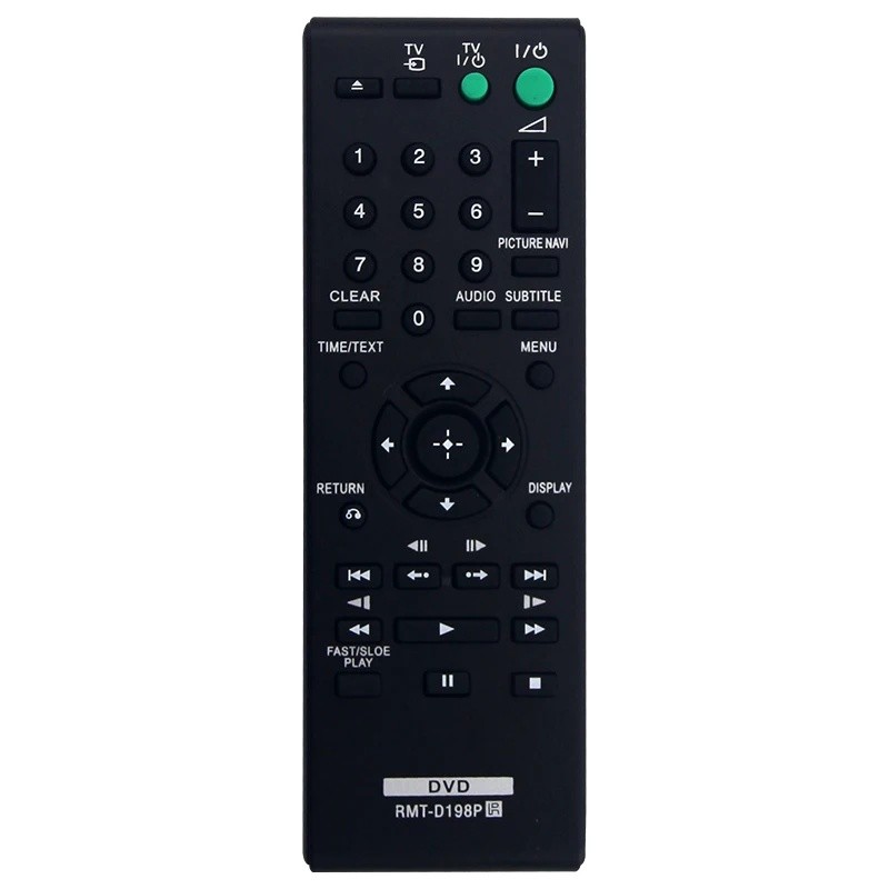ใช้งานร่วมกับ Sony DVD SR760 SR170 DVPSR170 DVPSR370 RMTD198P รีโมทคอนโทรล RMT-D198P อะไหล่เปลี่ยน