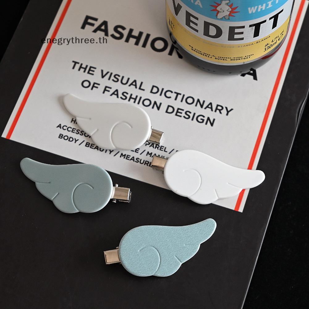 TH & Fashion 1 คู่หวานญี่ปุ่น Angel Wing กิ๊บติดผม Y2K Hairpin สําหรับผู้หญิงสาวคอสเพลย์แฟชั่นจัดแต่