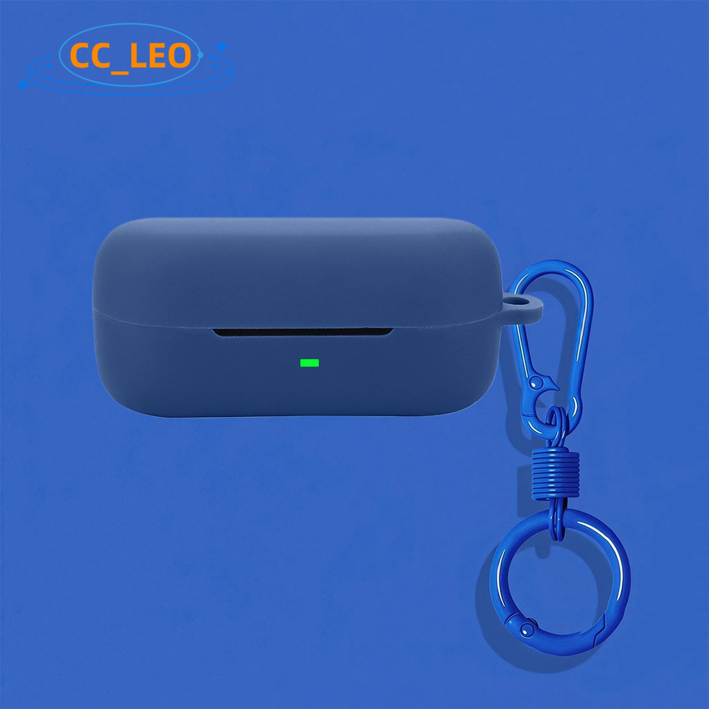 Suitable for Sony WF-C510 Case Colorful Metal Finger Ring with Cute Silicone Soft Case Compatible wi
