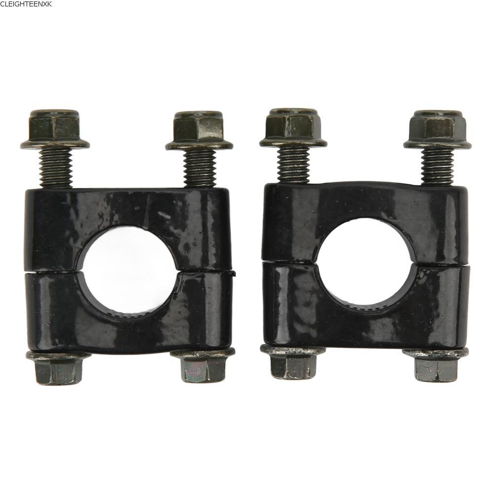 CLEIGHTEEN8H 2pcs Handlebar Riser Clamp, 22 มม.เส้นผ่านศูนย์กลาง 7/8 นิ้ว Handlebar Mount Bracket, S