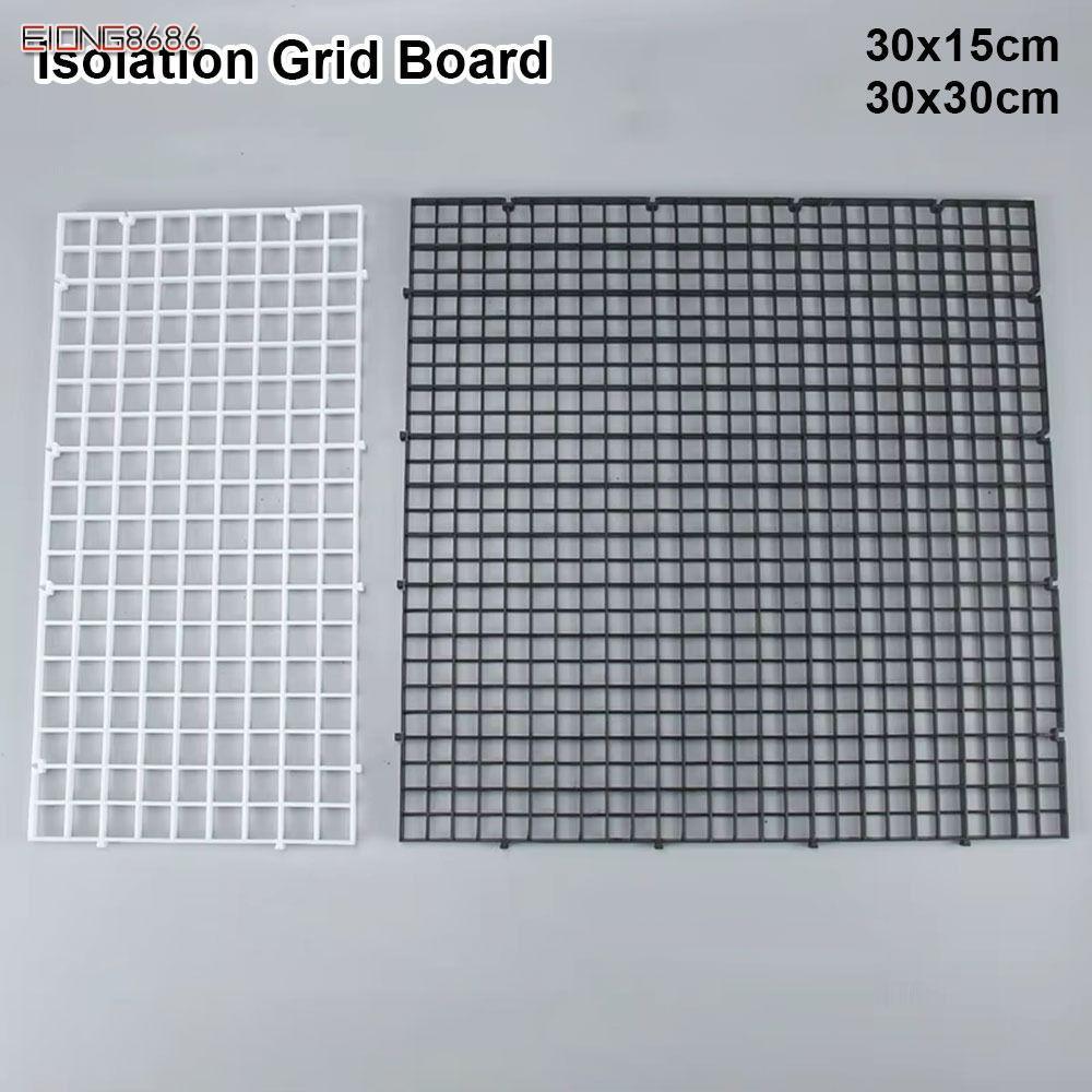 EIONG8686FT 1 ชิ้นแยกตารางบอร์ด,สีดําสีขาว 30x30 ซม. Undergravel แผ่นด้านล่างถาด,พลาสติกมัลติฟังก์ชั่ Seperator Divider Board Aquarium อุปกรณ์เสริมถังปลา