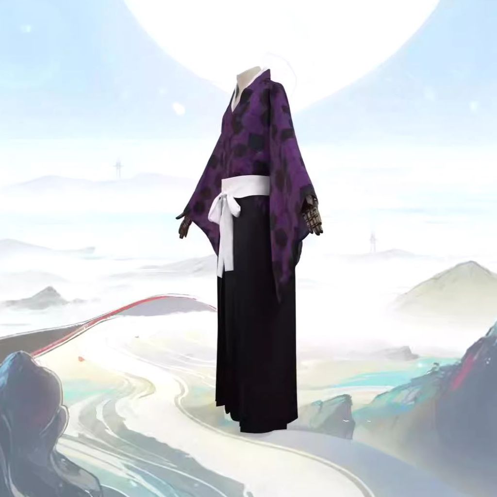 Demon Slayer cos เสื้อผ้า One of the Winds Jiguo Yansheng Black Death Mou cos เสื้อผ้าชุดเต็มชุดคอสเ