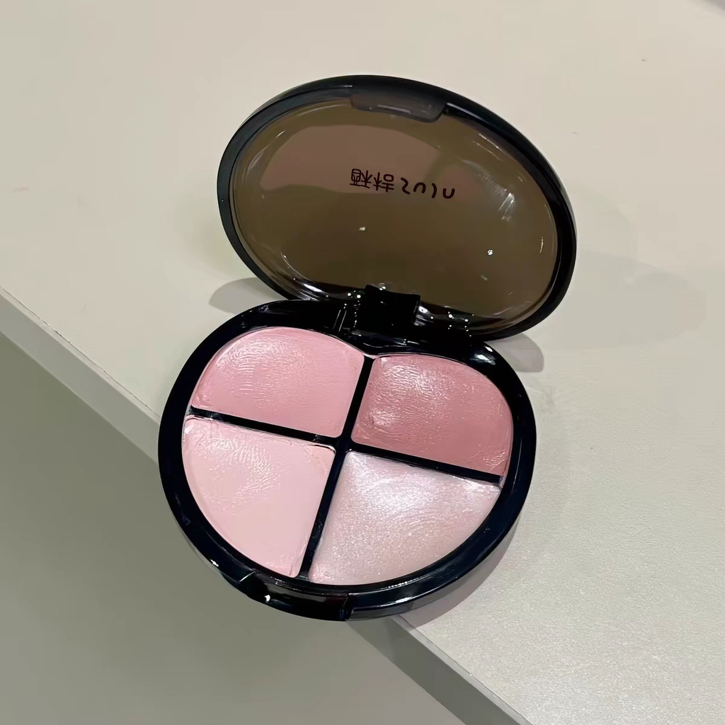 คอนซีลเลอร์ corrector เอ็กซ์ตรีม...ชําระเงินแบบแผ่นนี้!Love Four-Color Blush Cream Mom Angry Blood F