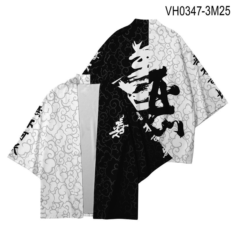 ฮาราจูกุฮาโอริเสื้อด้านบนยูกาตะขนาดบวกสไตล์จีนแฟชั่นญี่ปุ่นกิโมโนStreetwearคาร์ดิแกนผู้หญิงผู้ชายSamurai