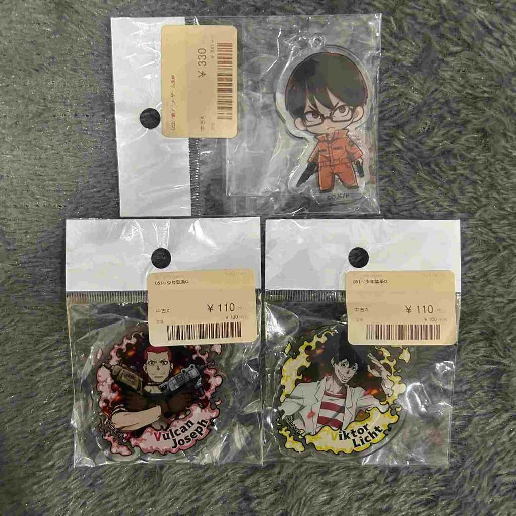 GANTUNGAN [สินค้าอย่างเป็นทางการ] พวงกุญแจ: FIRE FORCE