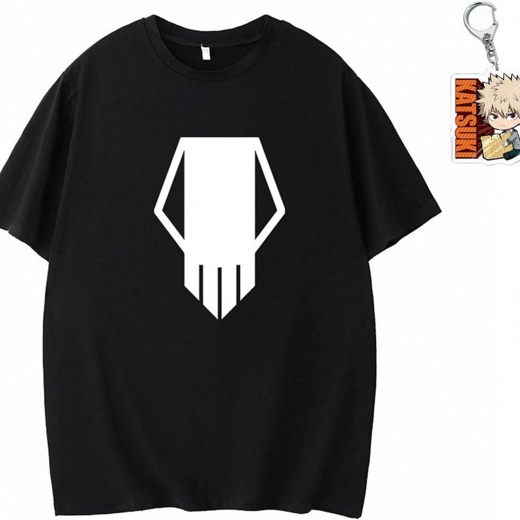 อะนิเมะคอสเพลย์เครื่องแต่งกายเสื้อยืดสีดํา Mha คอสเพลย์เครื่องแต่งกายพิมพ์แขนสั้น Unisex ฤดูร้อนเสื้