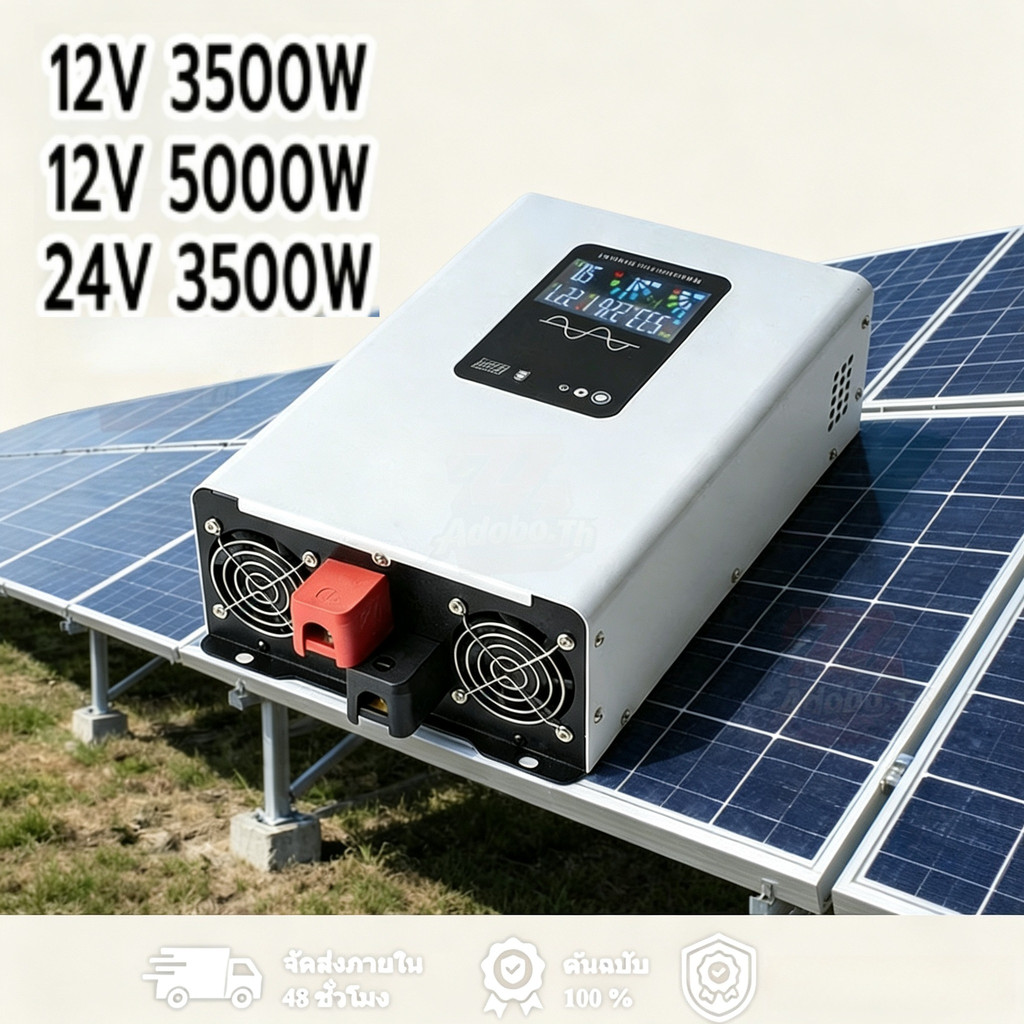 DA Power Inverter 5000wรุ่น12v/24VตัวแปลงไฟDC TO AC220V อินเวอร์เตอร์เพียวซายเวฟ Inverter pure sine 