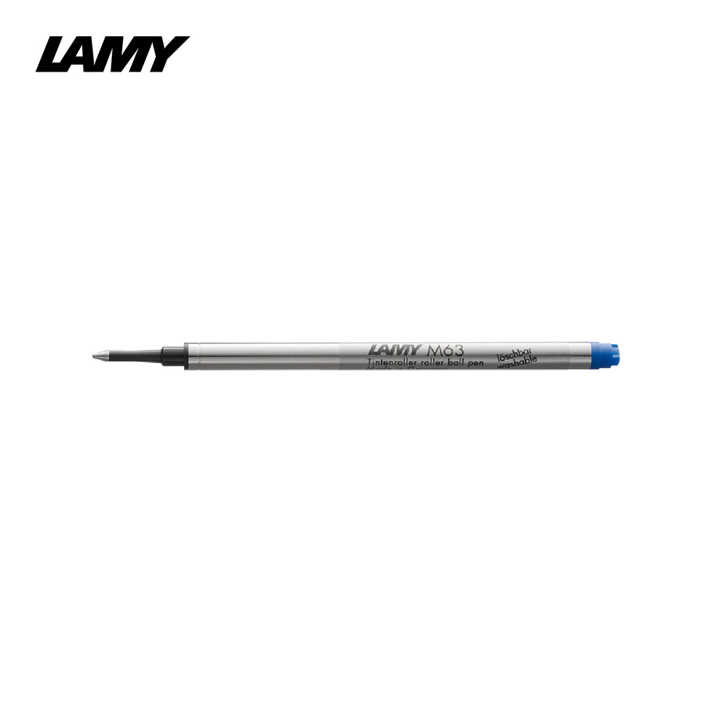 LAMY عبوات قلم M63 أزرق (3 قطع) + علبة أقلام هدية — صورة 3