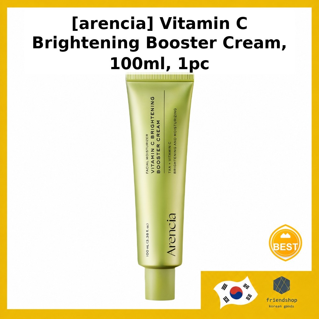 [arencia] Vitamin C Brightening Booster Cream, 100ml, 1 ชิ้น / Korean Brightening Cream / Vitamin C 