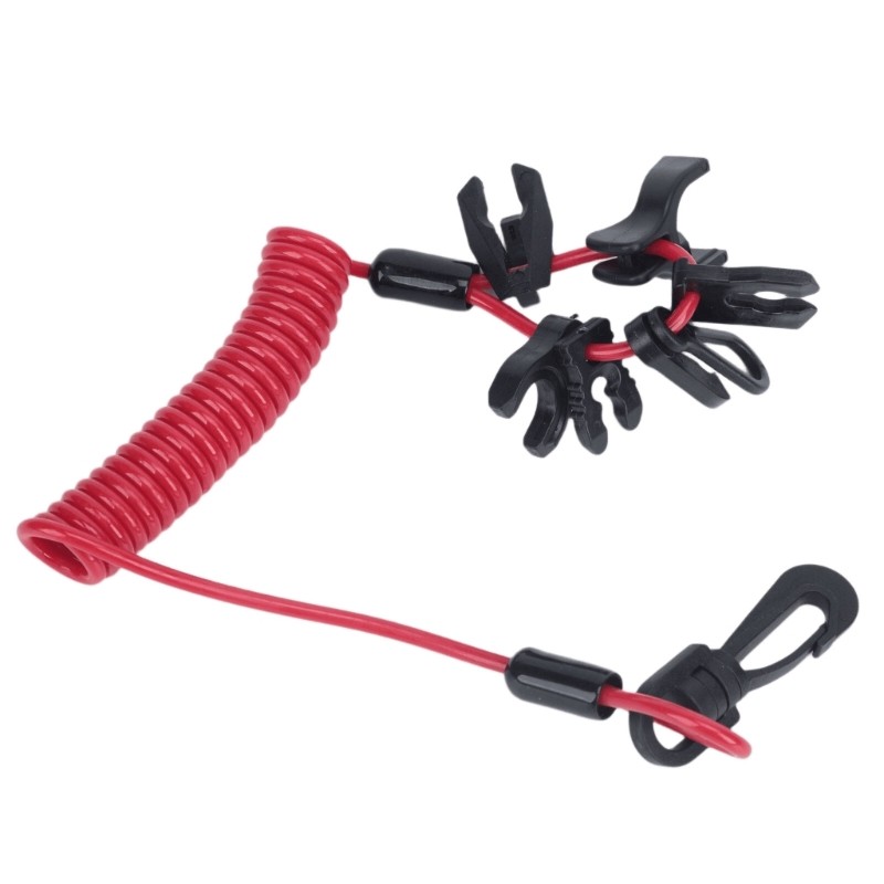 Kiss Boat Kills Switches Keys Lanyard Outboard Jetted Ski Tether 7Key for Boating