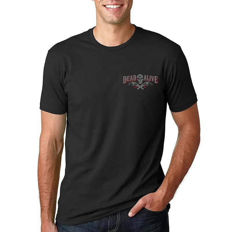 เสื้อยืด Dead or Alive Death From Above Army 82nd Airborne ผ้าฝ้าย 100% คอกลม แขนสั้น เสื้อยืดลำลองส