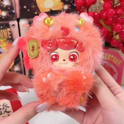 JOTOYS JOTOYS Q Baocai Series จี้ตุ๊กตา Mystery Box Q น่ารักอินเทรนด์เล่นกระเป๋าแขวนตุ๊กตาการ์ตูนตุ๊