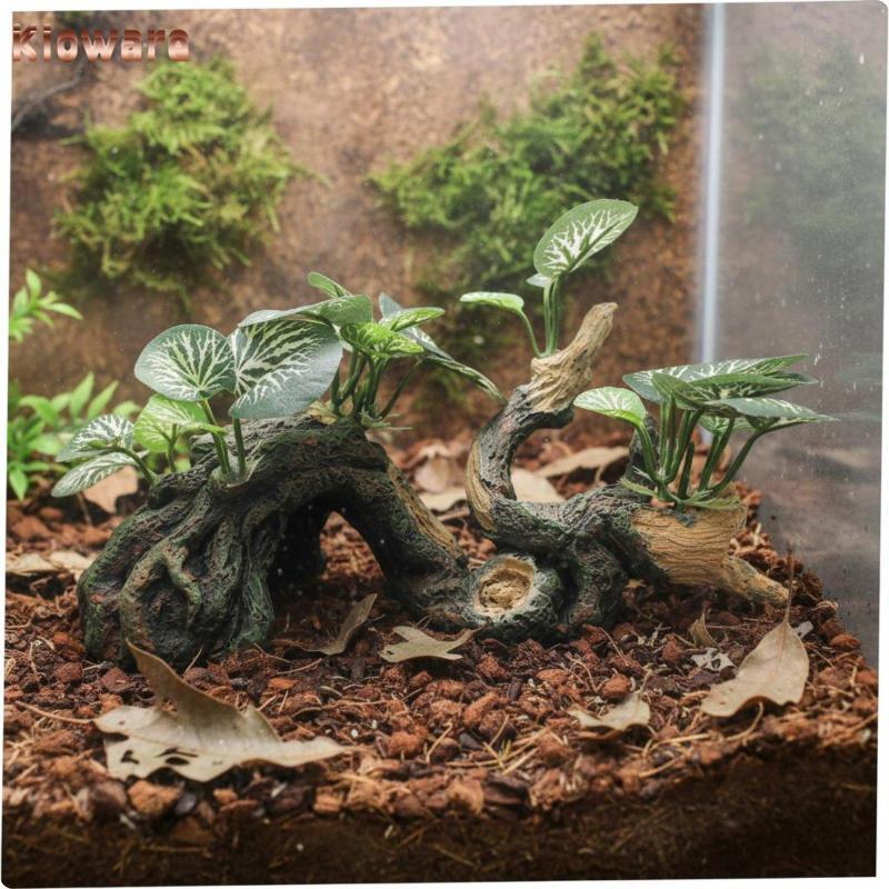 [Kloware] Pet Rock Hide ทําความสะอาดง่ายหินปลอม Hideout ฐานที่มั่นคงสําหรับ Terrarium