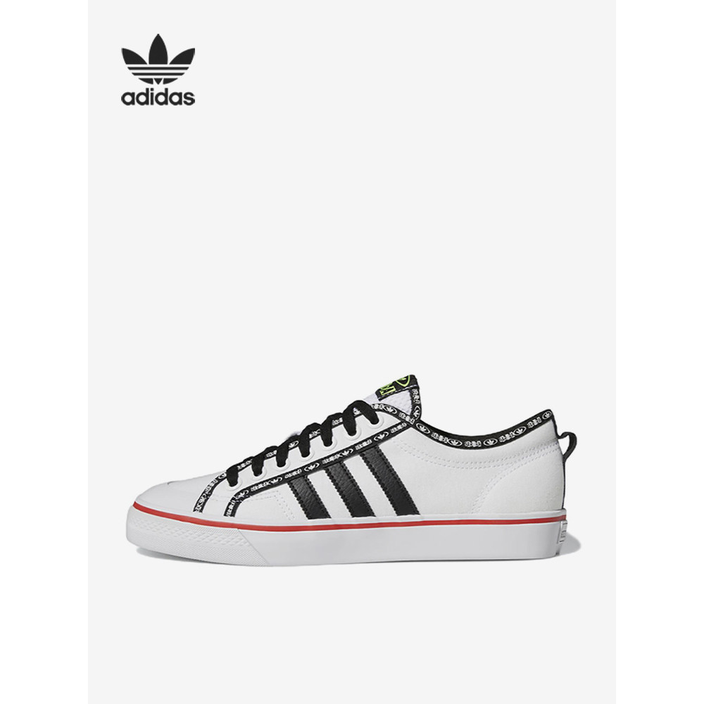 Adidas/Adidas ของแท้อย่างเป็นทางการ Originals Nizza Low-Top ผู้ชายผู้หญิงกีฬารองเท้าผ้าใบ GX6093