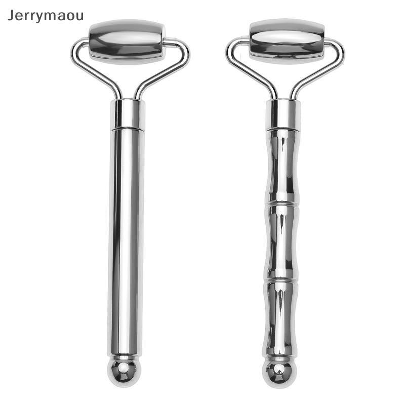[JRY] ลูกกลิ้งหน้า Gua Sha Beauty Face คอเครื่องมือนวดสแตนเลสกระชับผิว Face Lifting Beauty Care ลูกก