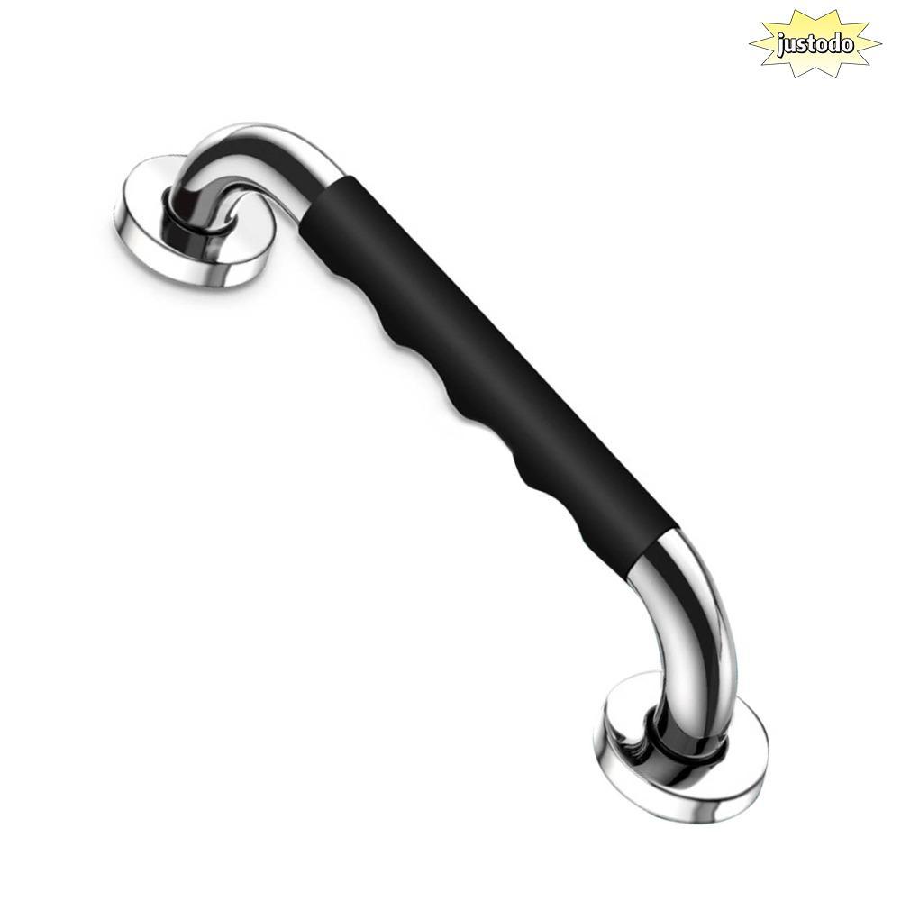 JUSTO Grab Bars, Rust Resistance Skid Resistance Shower Grab Bar, Safe Silicone Grip 11.81 นิ้วความย